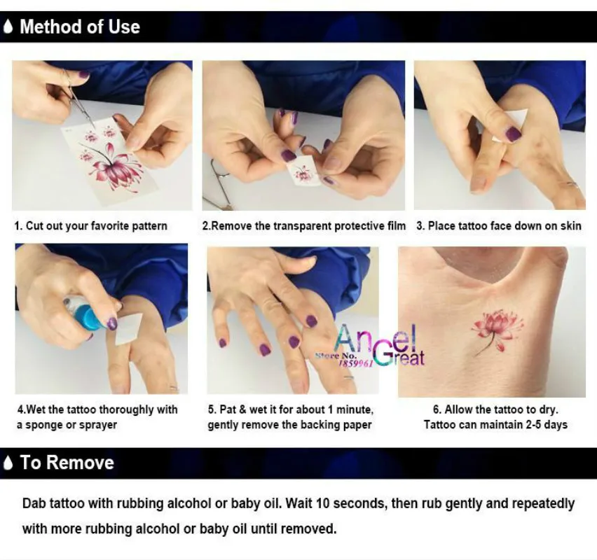 Anime BLEACH Temporary Tattoos - огляд і ціна Aglaonema Red