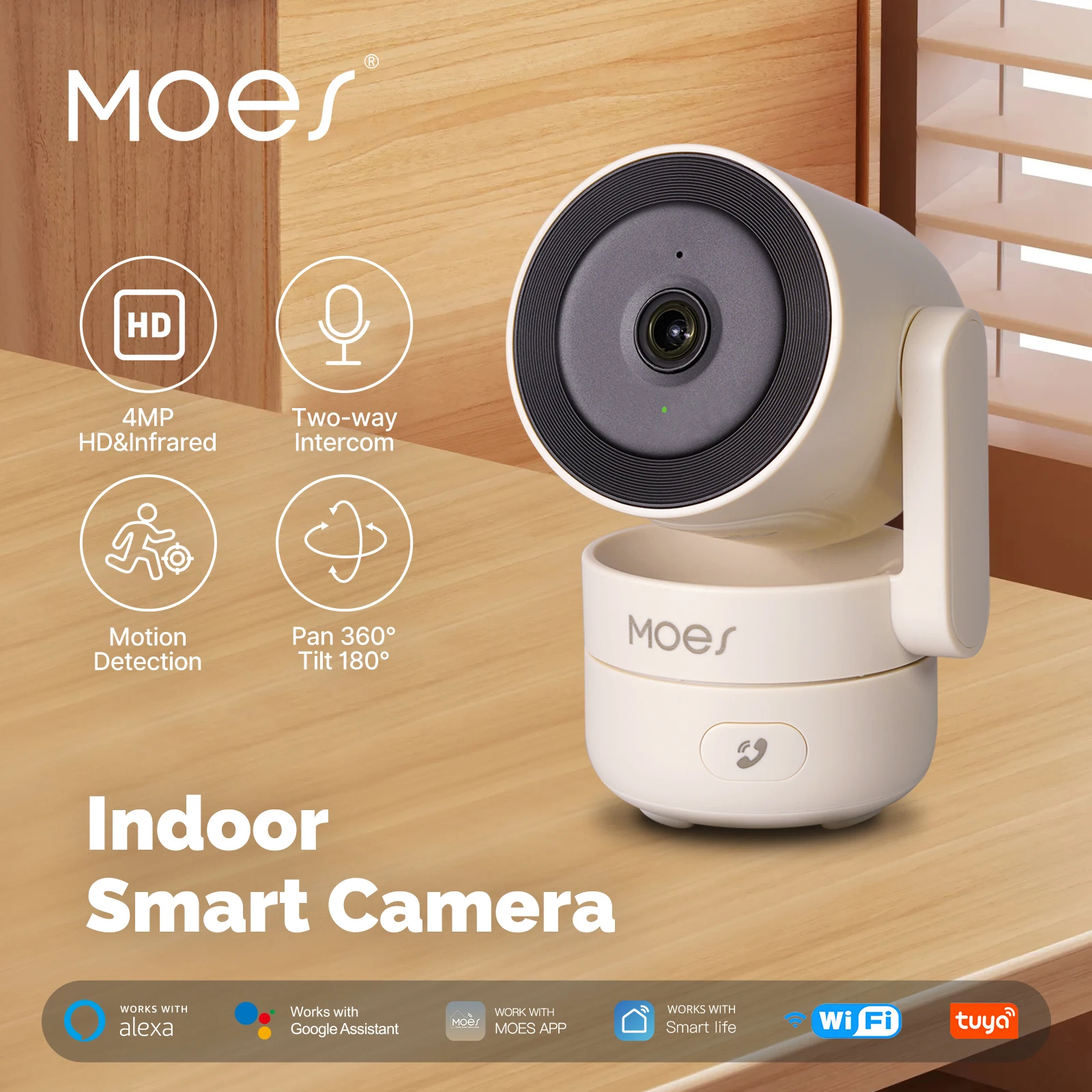 MOESTuya WiFi Indoor Pan/Tilt  - огляд і ціна Eufy Camera E220