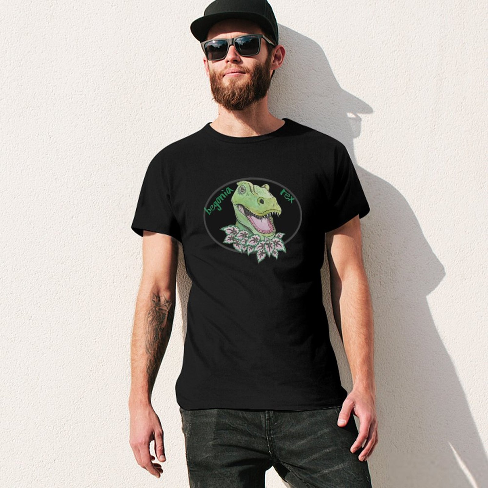 T rex begonia T-Shirt Thanksgi - огляд і ціна Begonia Rex